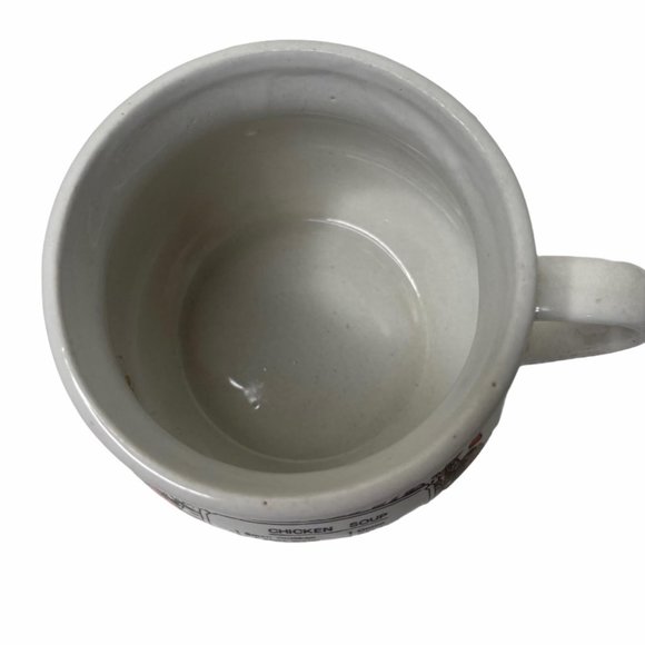 Vintage Ceramic Chicken Soup Mug Bowl Recipe - Picture 2 of 5